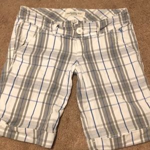 Abercrombie Bermuda plaid shorts